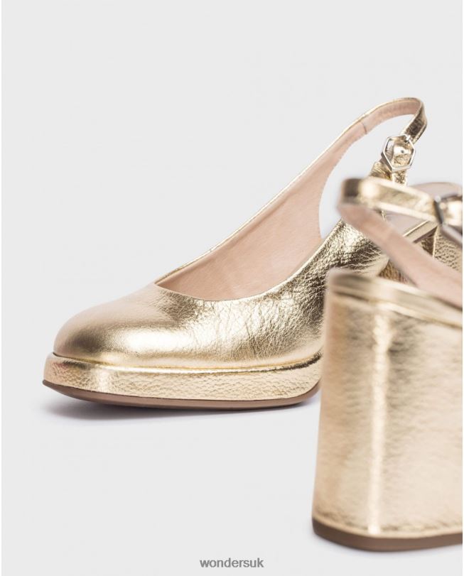 Footwear VZ2PD193 Women Wonders Gold Metalic Lexi Shoe