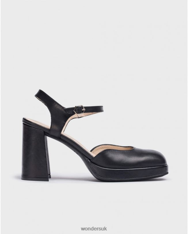 Footwear VZ2PD196 Women Wonders Negro Black Blue Shoes