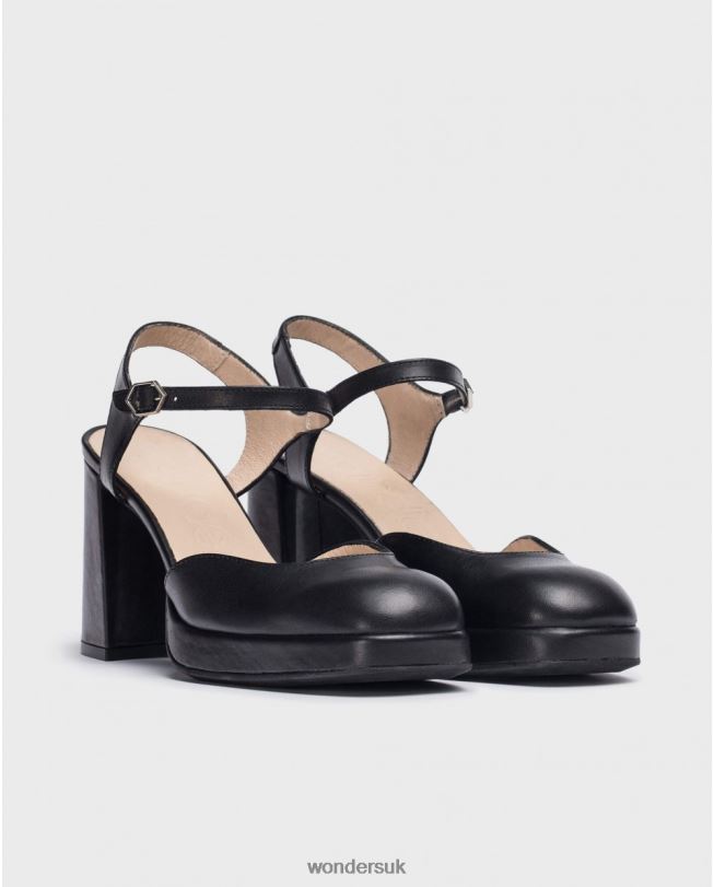 Footwear VZ2PD196 Women Wonders Negro Black Blue Shoes