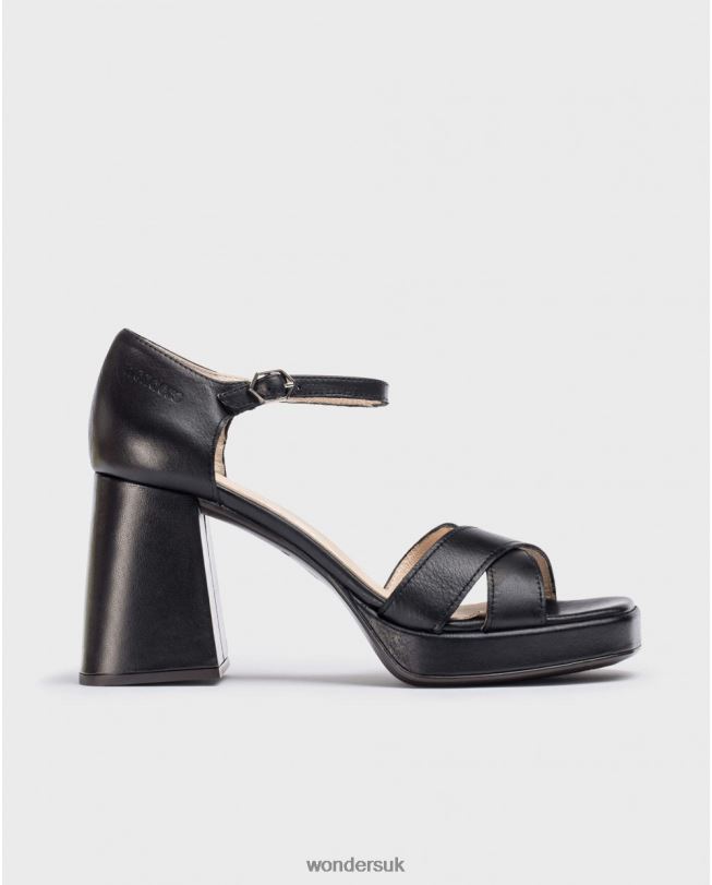 Footwear VZ2PD197 Women Wonders Negro Black Julia Sandal