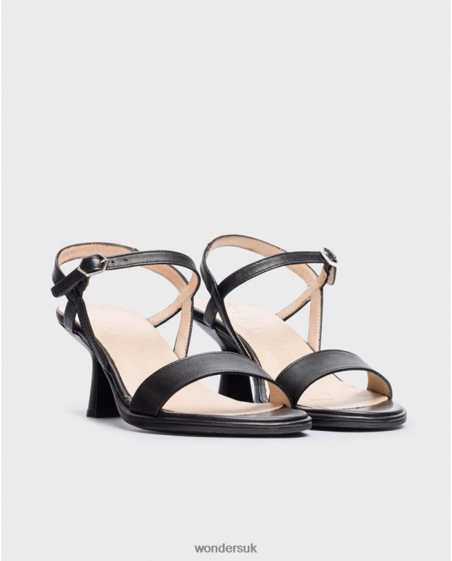 Footwear VZ2PD198 Women Wonders Negro Black Coco Sandal
