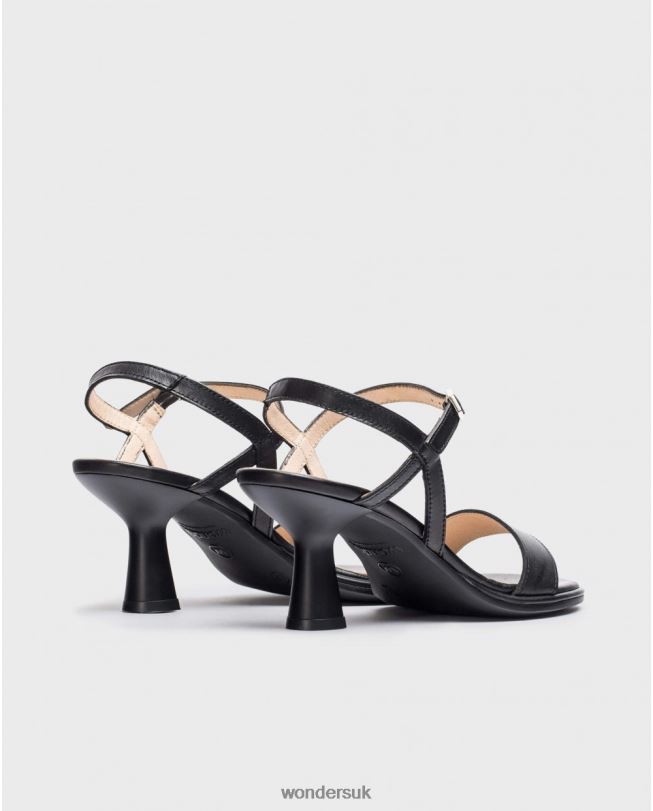 Footwear VZ2PD198 Women Wonders Negro Black Coco Sandal