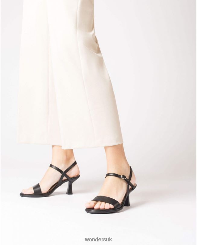 Footwear VZ2PD198 Women Wonders Negro Black Coco Sandal