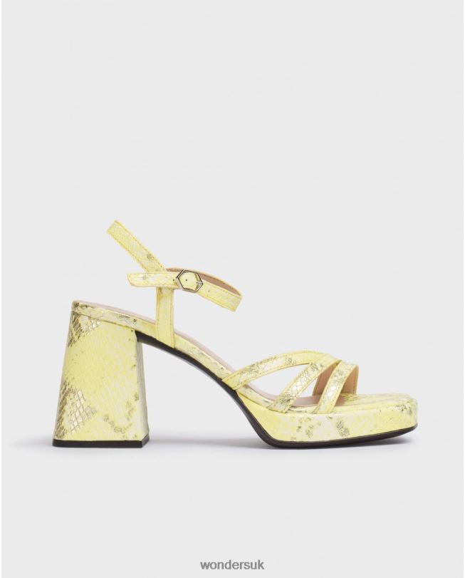 Footwear VZ2PD1 Women Wonders Lima Lime Green Love Sandal