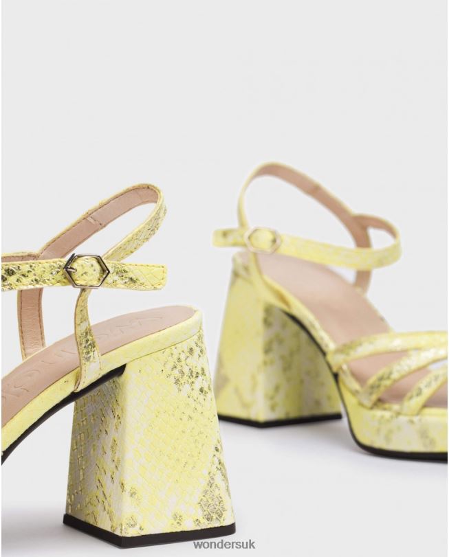 Footwear VZ2PD1 Women Wonders Lima Lime Green Love Sandal