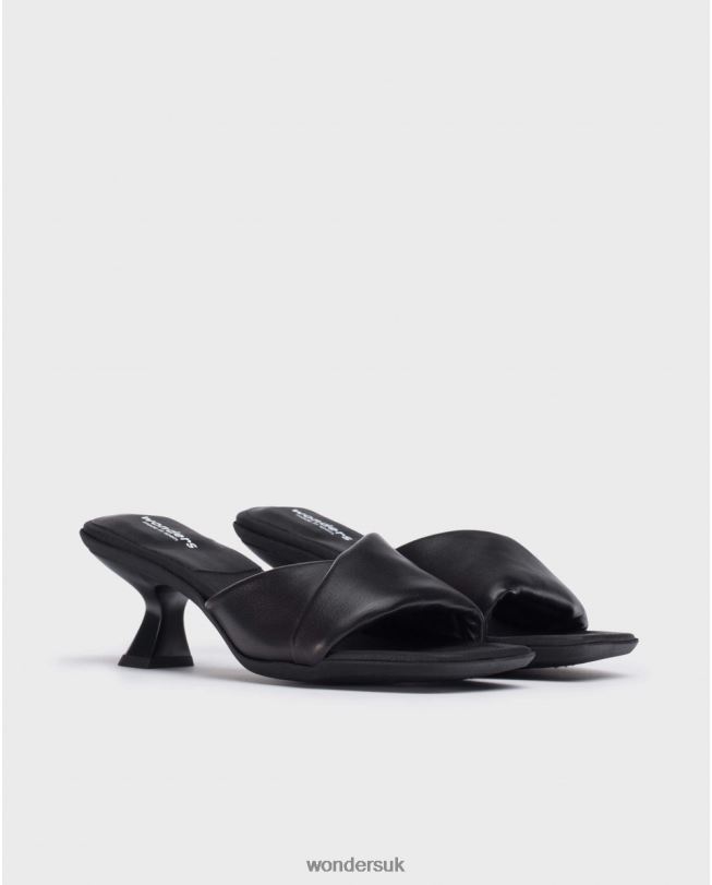 Footwear VZ2PD205 Women Wonders Negro Black Glow Mules