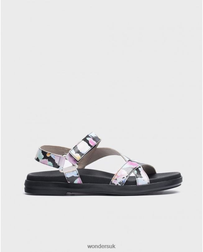 Footwear VZ2PD207 Women Wonders Negro Black Toni Sandal