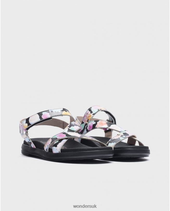 Footwear VZ2PD207 Women Wonders Negro Black Toni Sandal