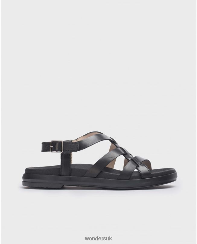 Footwear VZ2PD20 Women Wonders Negro Black Toni Sandal