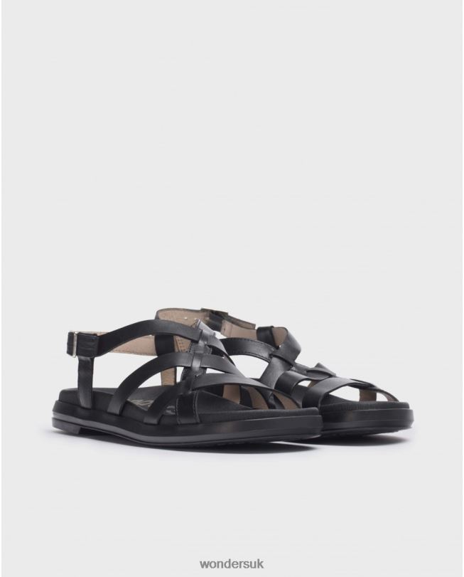 Footwear VZ2PD20 Women Wonders Negro Black Toni Sandal