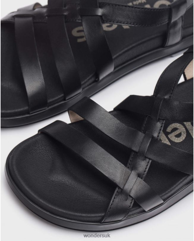 Footwear VZ2PD20 Women Wonders Negro Black Toni Sandal
