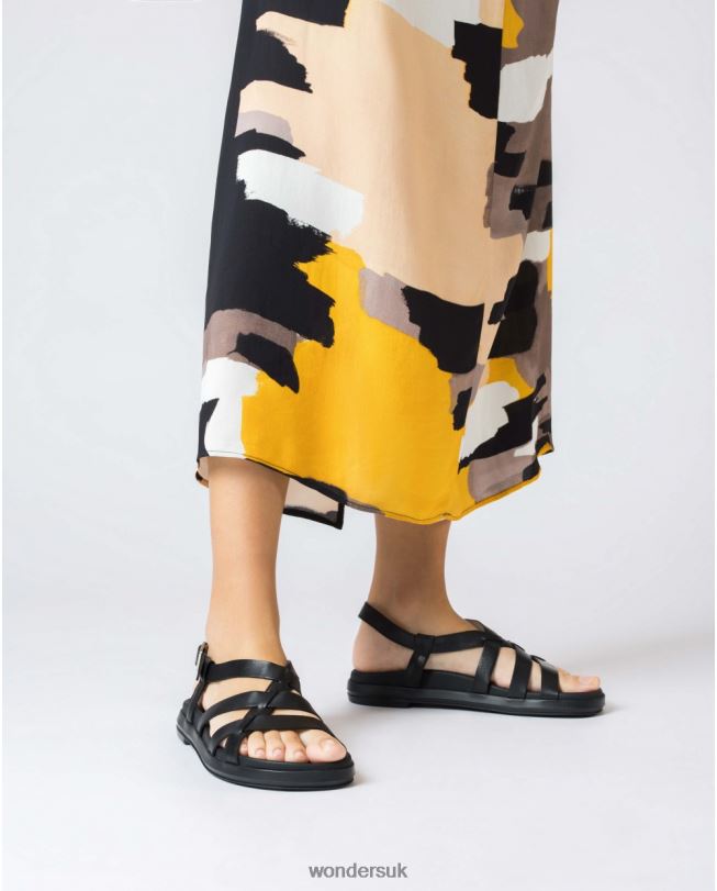 Footwear VZ2PD20 Women Wonders Negro Black Toni Sandal