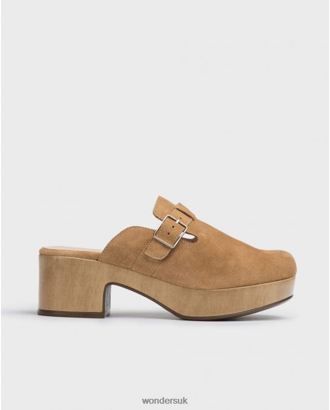 Footwear VZ2PD214 Women Wonders Sand Brown Mara Clog