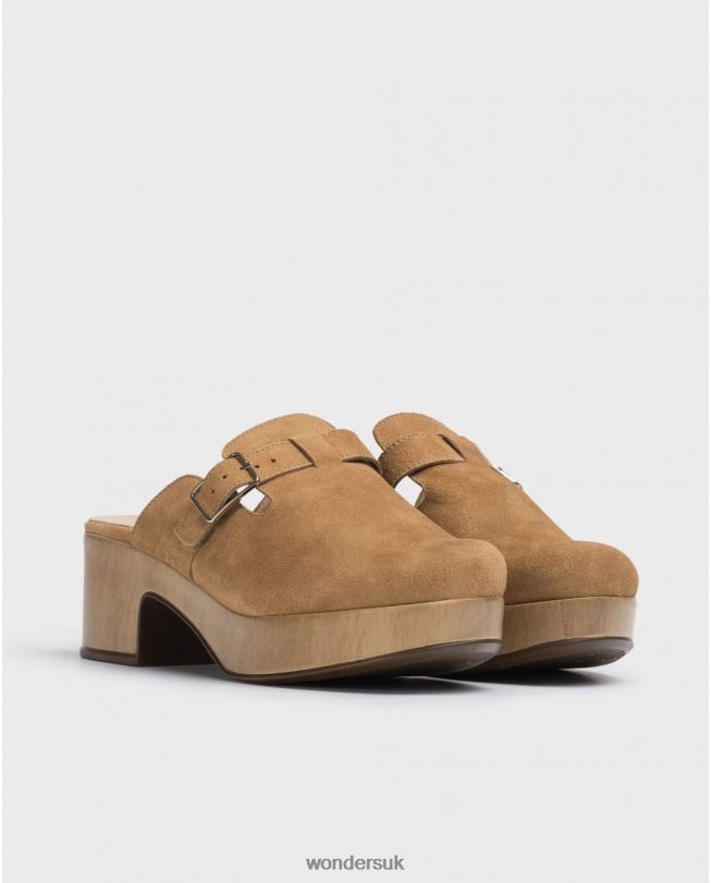 Footwear VZ2PD214 Women Wonders Sand Brown Mara Clog