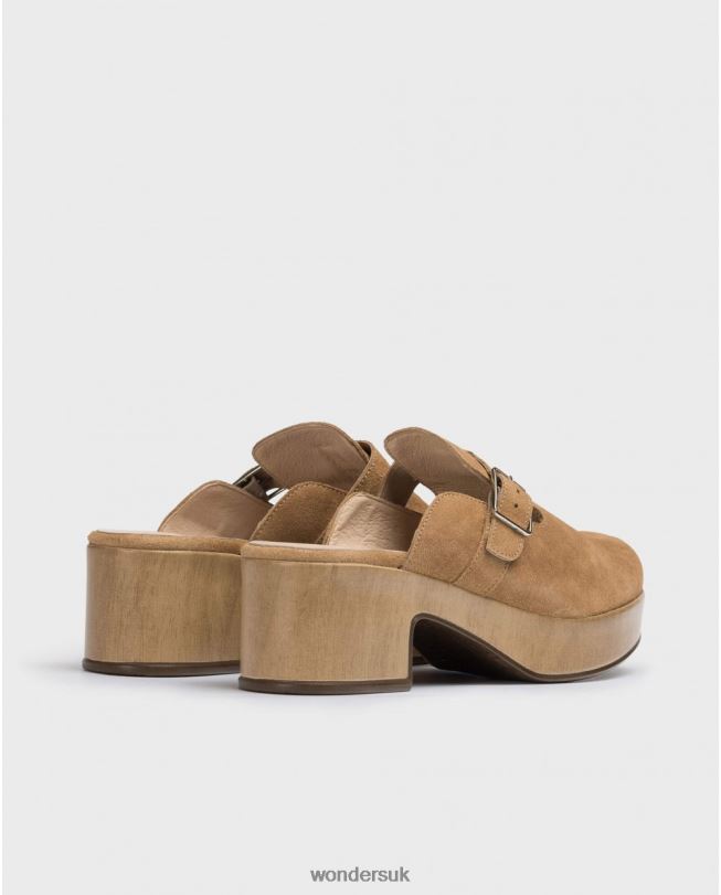 Footwear VZ2PD214 Women Wonders Sand Brown Mara Clog