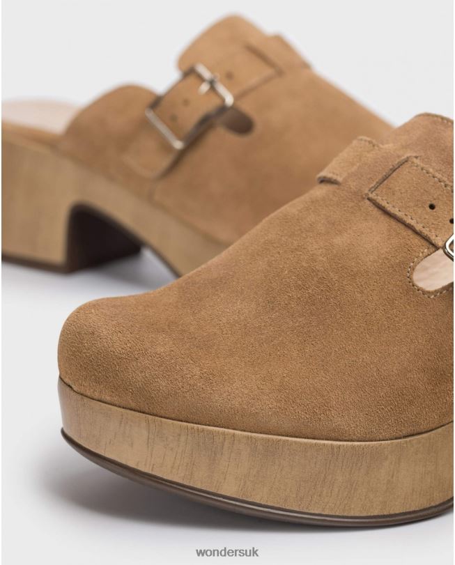 Footwear VZ2PD214 Women Wonders Sand Brown Mara Clog