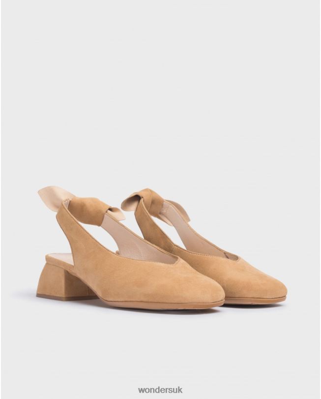 Footwear VZ2PD216 Women Wonders Sand Brown Audrey Shoe