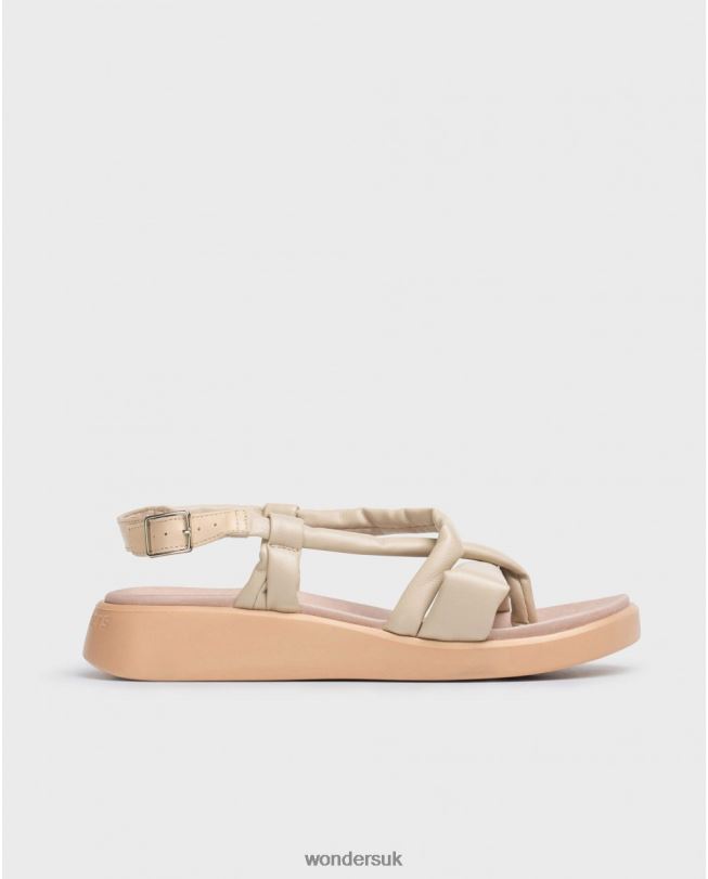 Footwear VZ2PD21 Women Wonders Natural Tube Sandal