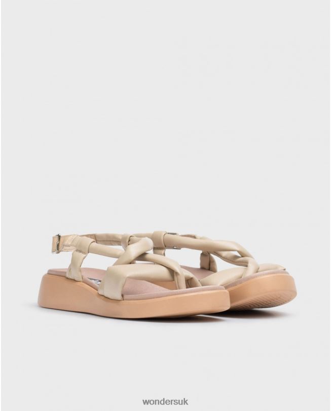 Footwear VZ2PD21 Women Wonders Natural Tube Sandal