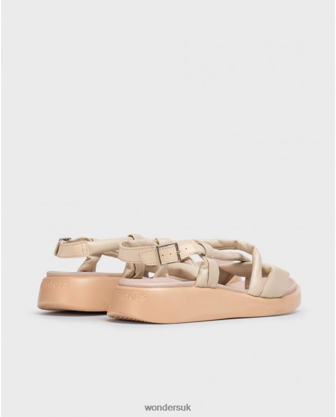 Footwear VZ2PD21 Women Wonders Natural Tube Sandal