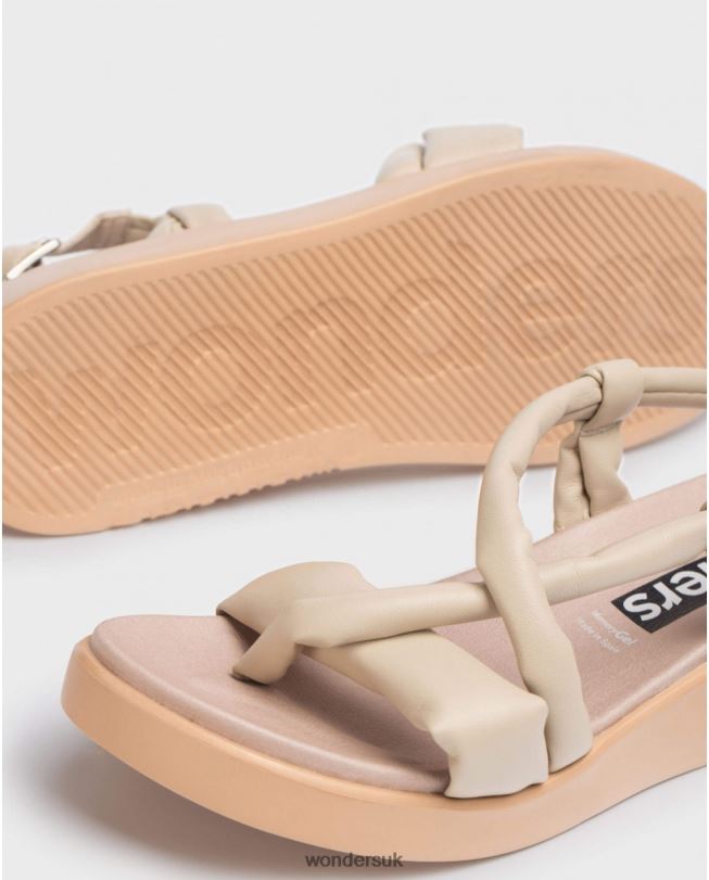 Footwear VZ2PD21 Women Wonders Natural Tube Sandal
