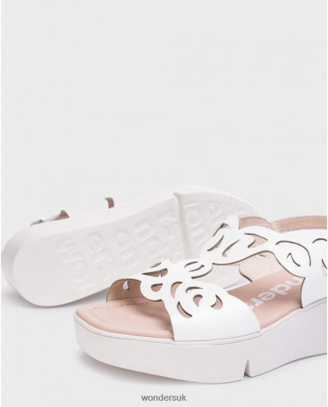 Footwear VZ2PD224 Women Wonders Off White Afro Sandal