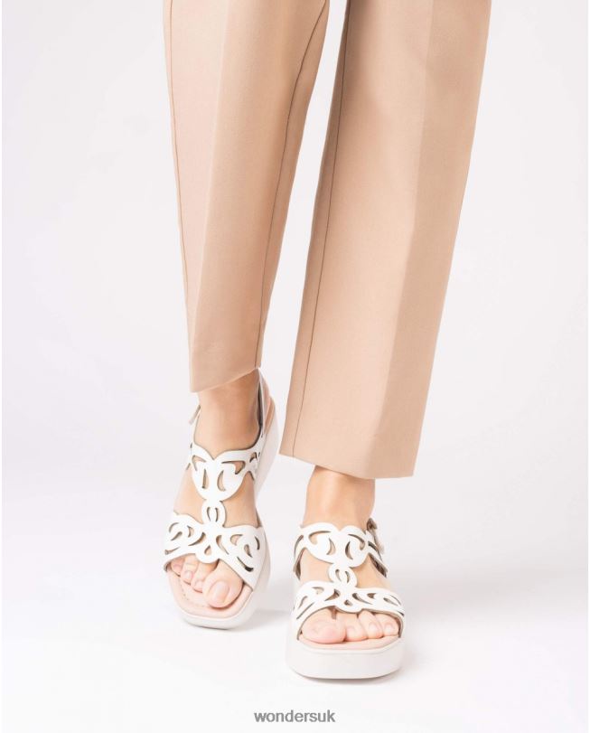 Footwear VZ2PD224 Women Wonders Off White Afro Sandal