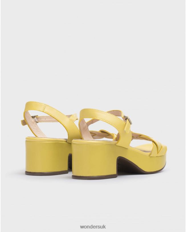 Footwear VZ2PD243 Women Wonders Lima Yellow Luna Sandal