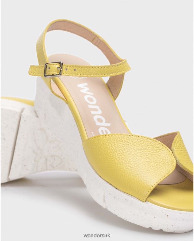Footwear VZ2PD251 Women Wonders Lima Yellow Sandal