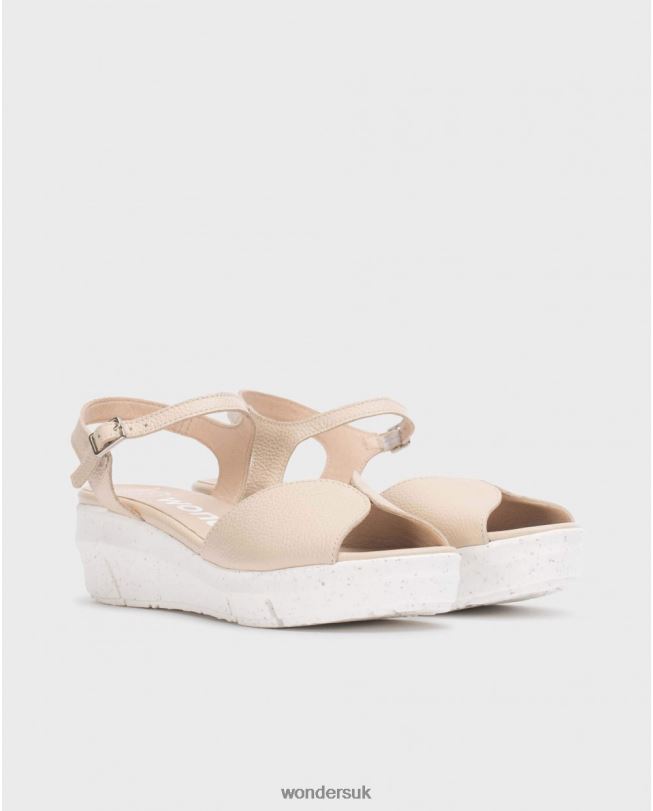 Footwear VZ2PD252 Women Wonders Natural Beige Sandal