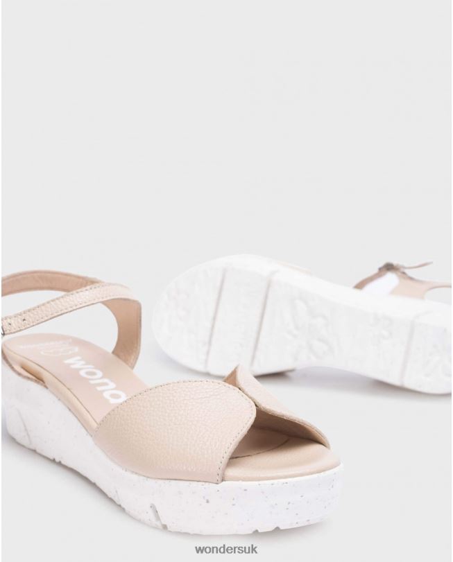 Footwear VZ2PD252 Women Wonders Natural Beige Sandal