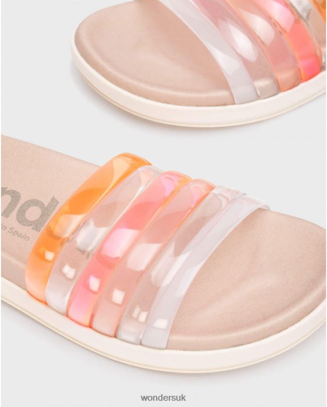 Footwear VZ2PD253 Women Wonders Blanco White Zebra Sandal