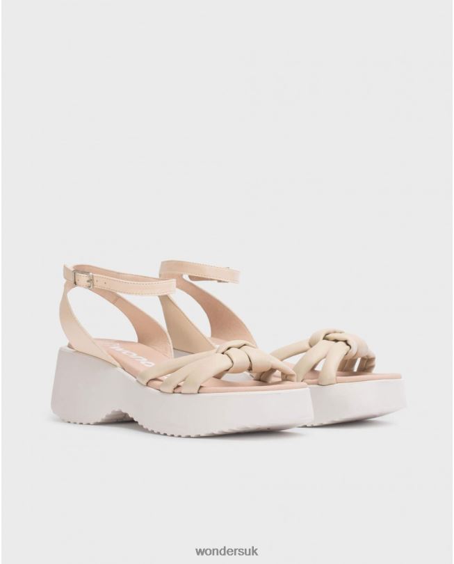 Footwear VZ2PD254 Women Wonders Natural Beige Vega Sandal