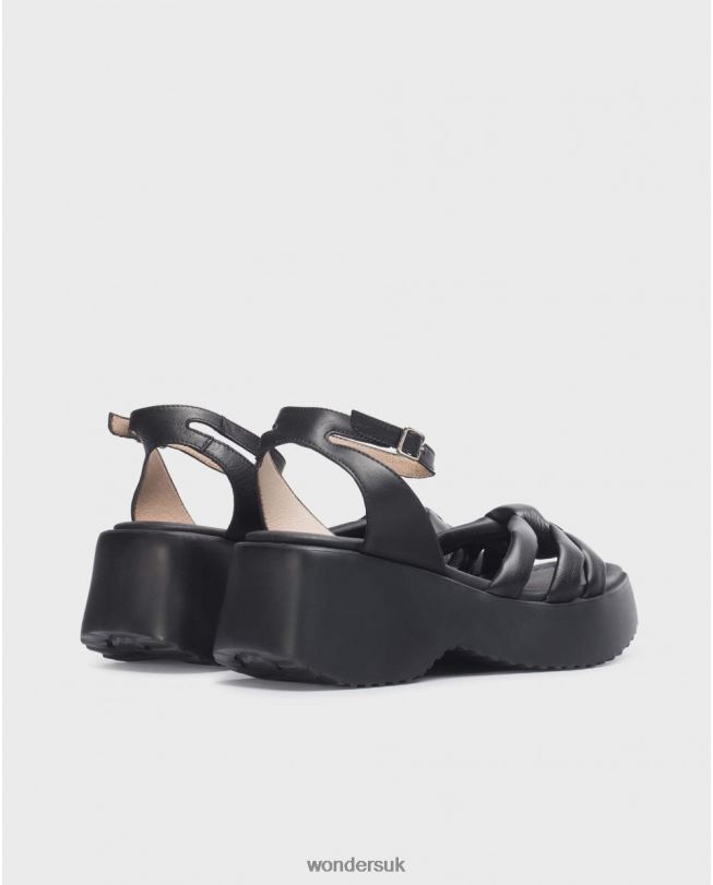 Footwear VZ2PD255 Women Wonders Negro Blackvega Sandal