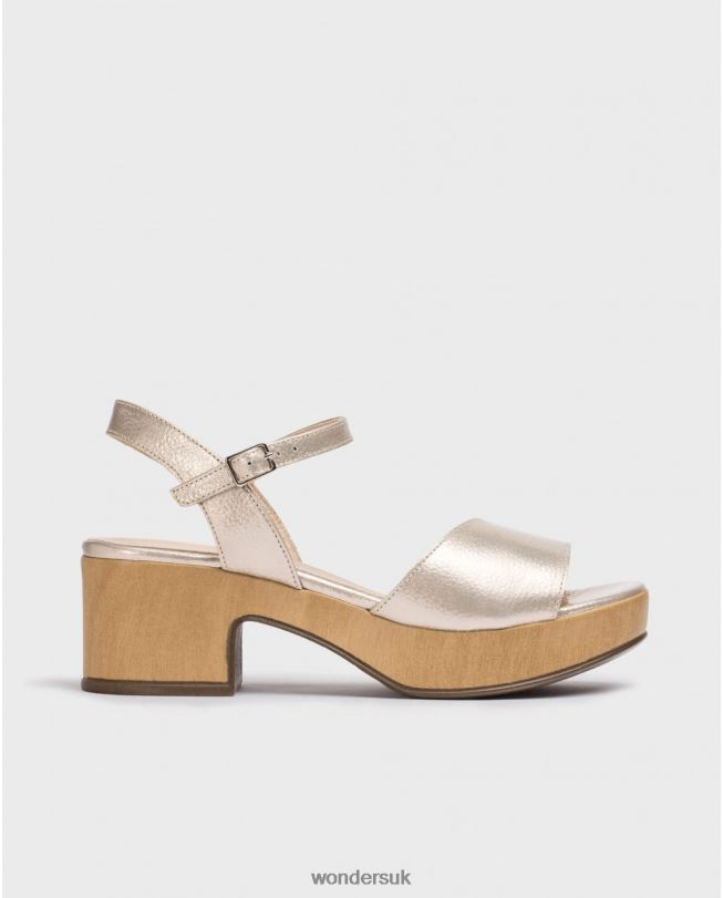 Footwear VZ2PD260 Women Wonders Platino Metal Loli Sandal