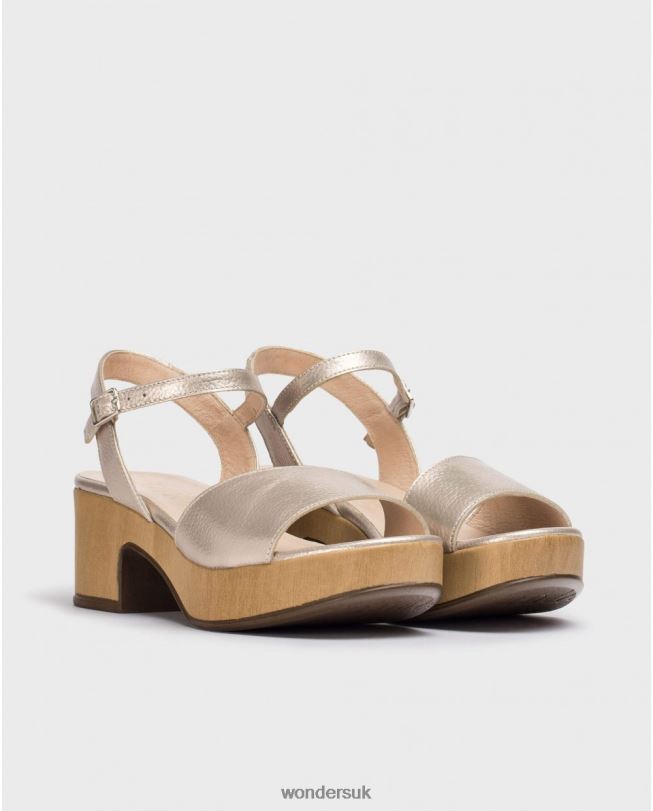 Footwear VZ2PD260 Women Wonders Platino Metal Loli Sandal