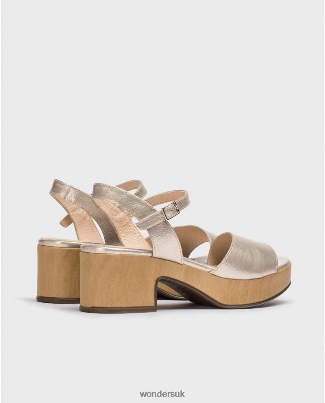 Footwear VZ2PD260 Women Wonders Platino Metal Loli Sandal