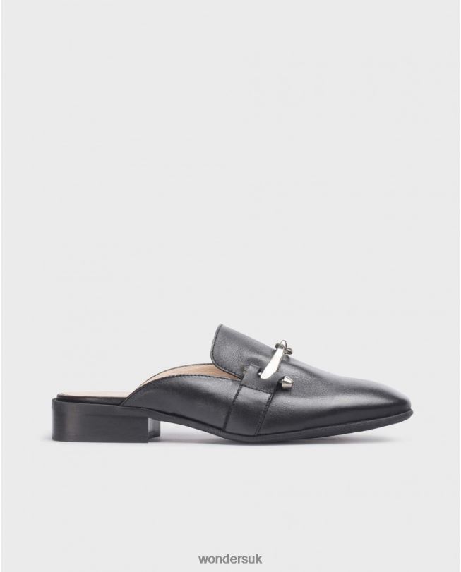 Footwear VZ2PD267 Women Wonders Negro Black Qatar Clog