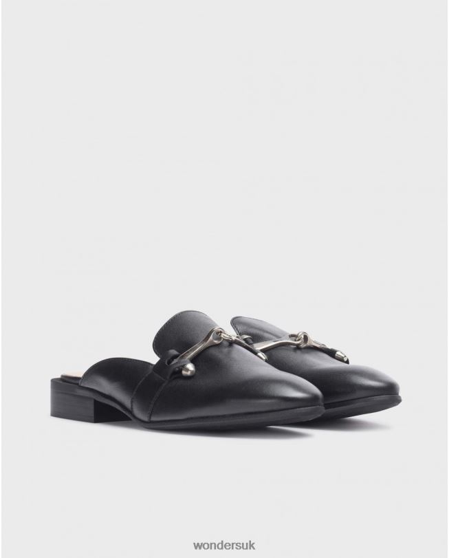 Footwear VZ2PD267 Women Wonders Negro Black Qatar Clog