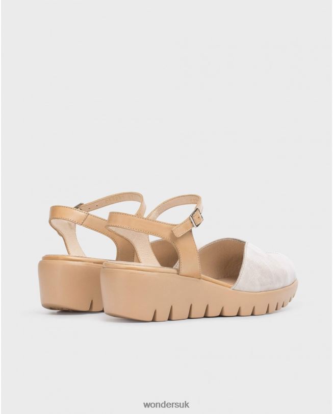 Footwear VZ2PD279 Women Wonders Taupe/Sand Caravaca Tie Dye Sandal
