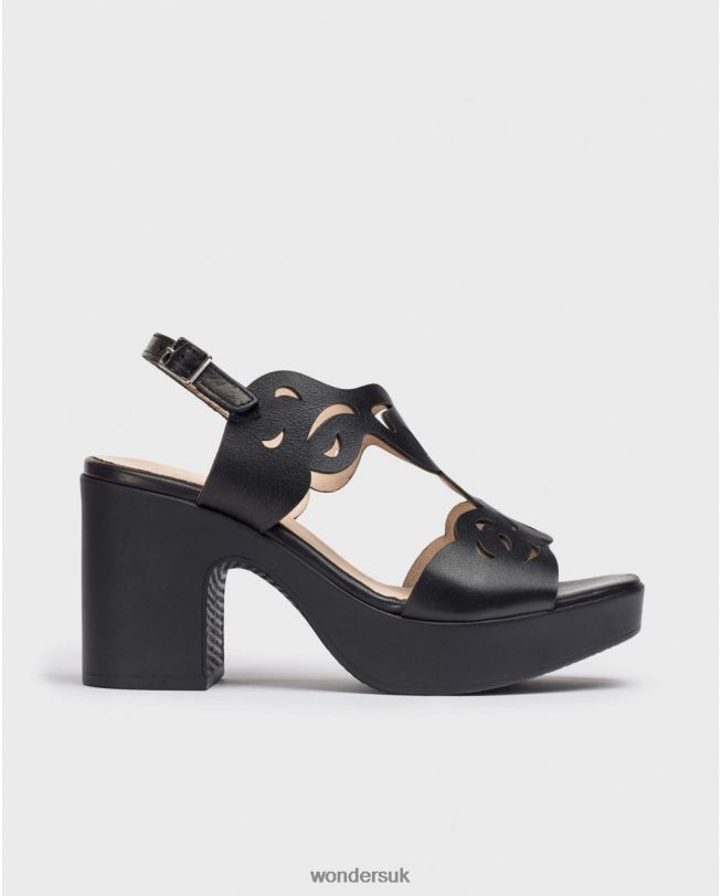 Footwear VZ2PD283 Women Wonders Negro Black Lexi Sandal