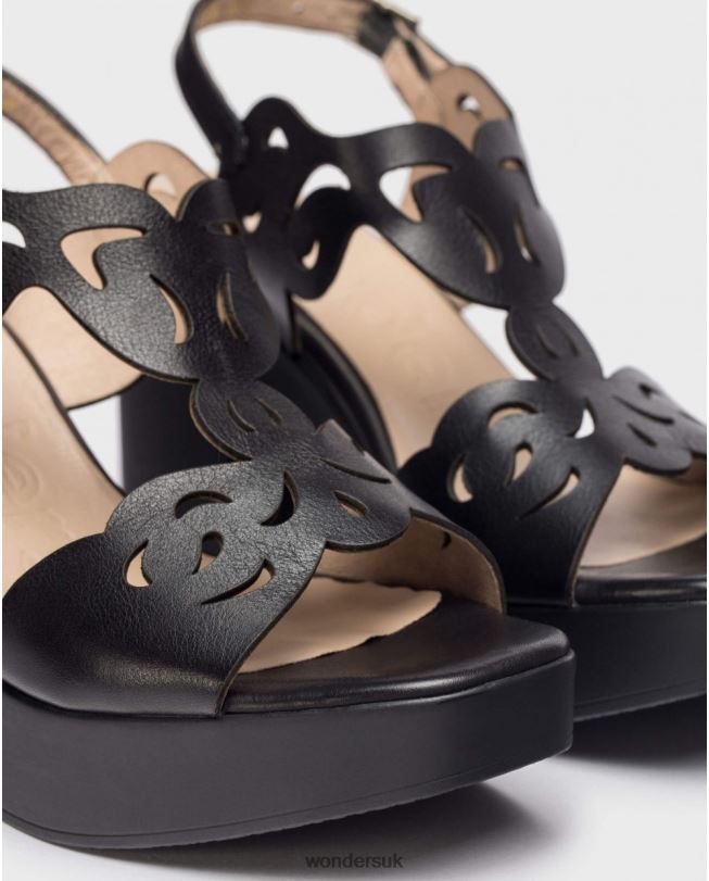Footwear VZ2PD283 Women Wonders Negro Black Lexi Sandal