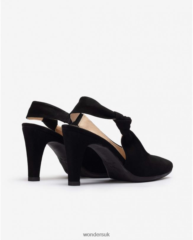 Footwear VZ2PD284 Women Wonders Negro Black Lace Shoe