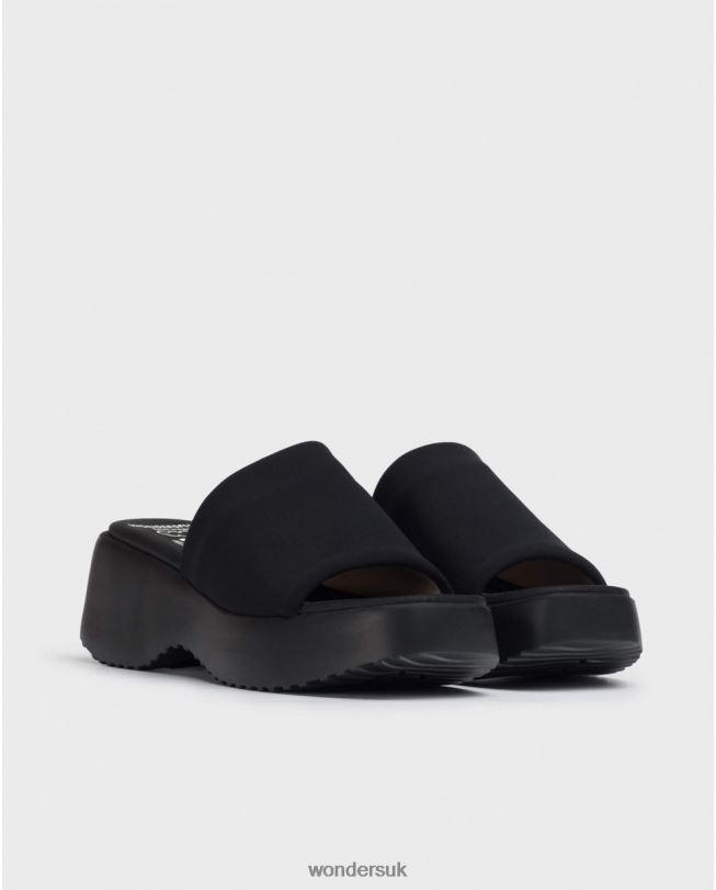Footwear VZ2PD287 Women Wonders Negro Black Susan Sandal