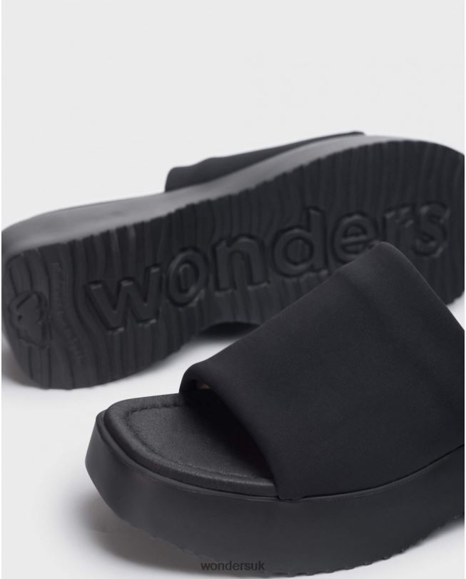 Footwear VZ2PD287 Women Wonders Negro Black Susan Sandal
