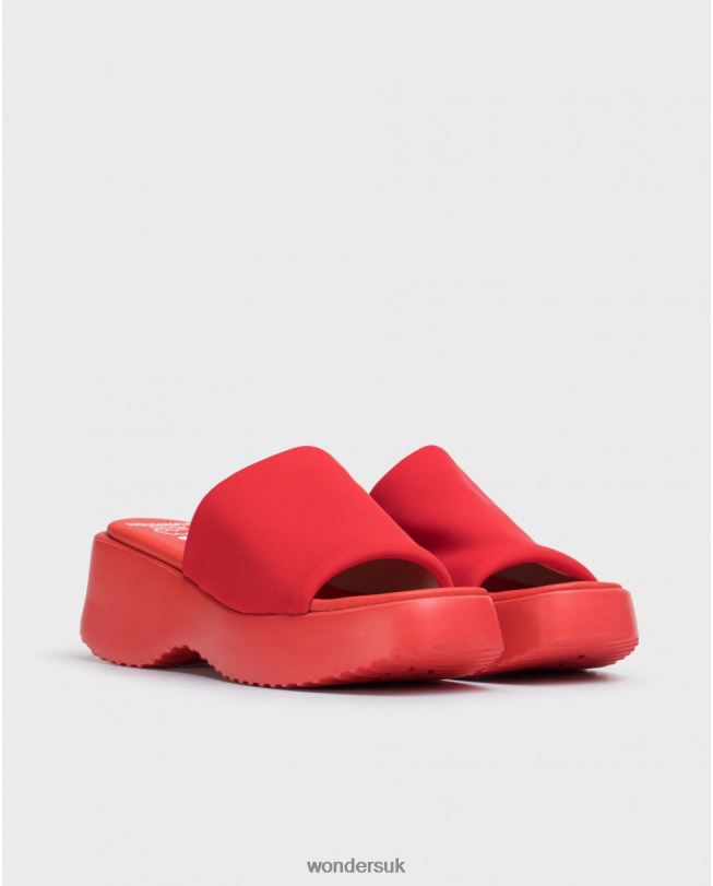 Footwear VZ2PD288 Women Wonders Rojo Red Susan Sandal