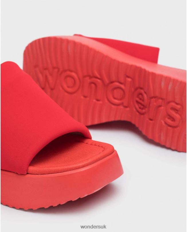 Footwear VZ2PD288 Women Wonders Rojo Red Susan Sandal