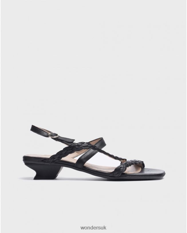 Footwear VZ2PD28 Women Wonders Negro Black Sol Sandal