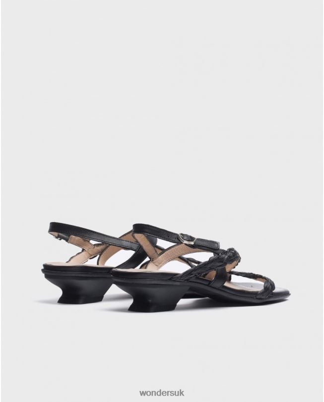 Footwear VZ2PD28 Women Wonders Negro Black Sol Sandal