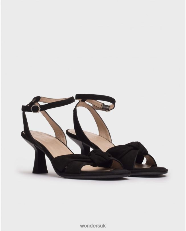 Footwear VZ2PD290 Women Wonders Negro Black Madison Sandal